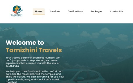 Tamizhini Travels Logo